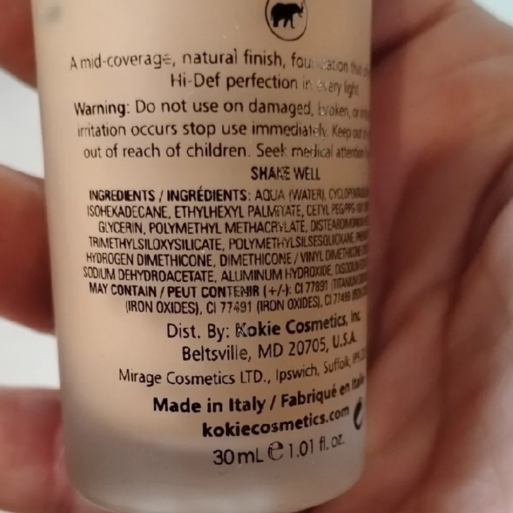 Skin Perfect HD Foundation - Tan Shade 80W semi-mate finish natural smooth look